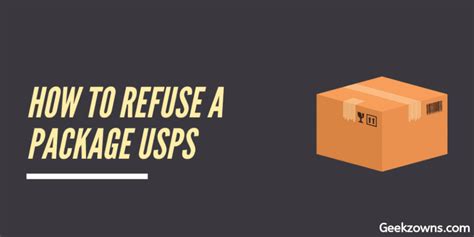 How to Refuse USPS Package: A Journey Through Unlikely Scenarios