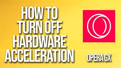 How to Turn on Hardware Acceleration Opera GX: A Journey Through Digital Optimization and Cosmic Butterflies