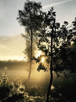 Morgon i en Furuträds Skog - En Romantisk Skildring av Det Svenska Landskapet!